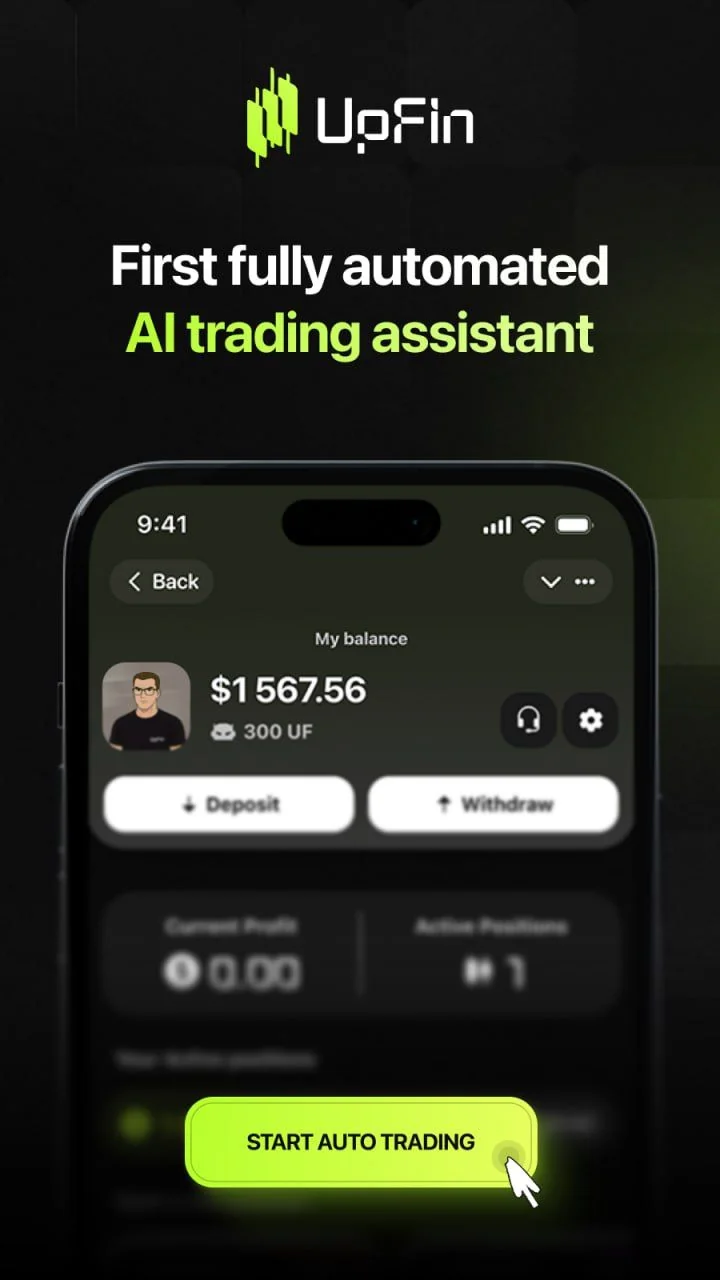 UpFin Trading Bot — Pratinjau 1