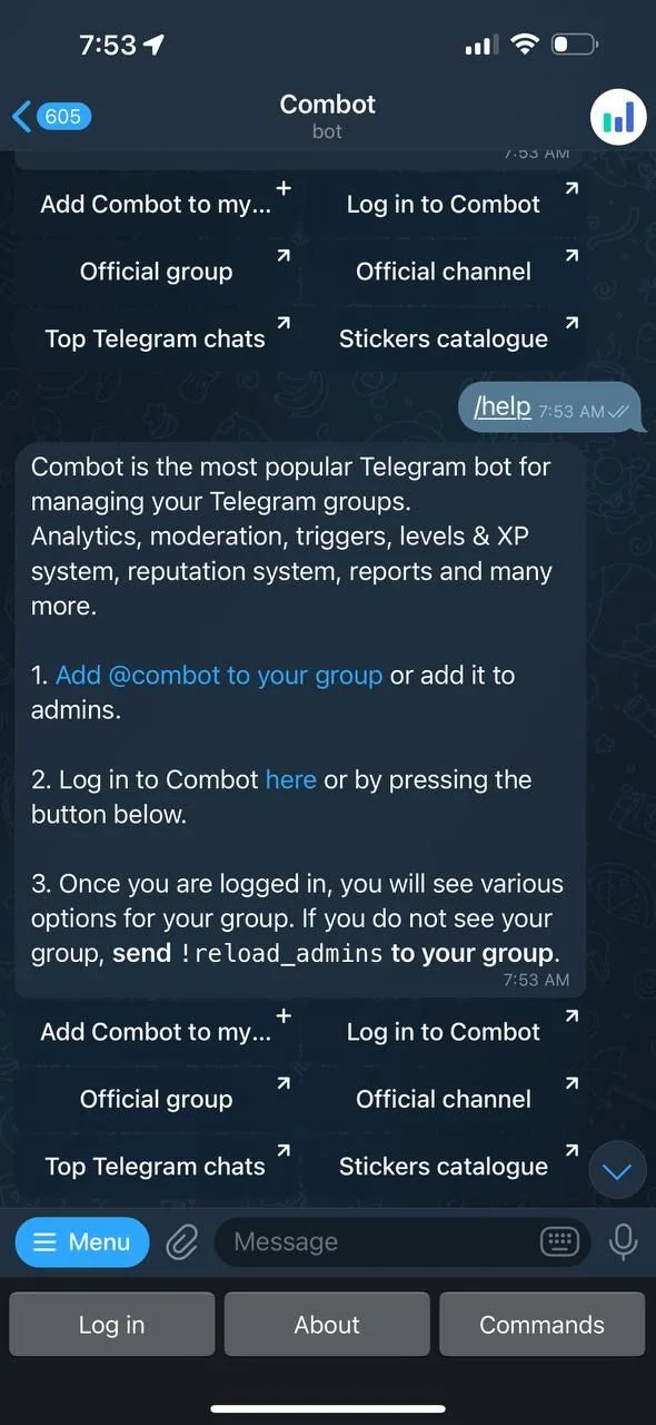 Combot — Preview 1