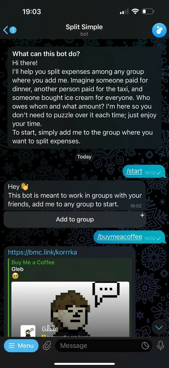 Split Simple — पूर्वावलोकन 1