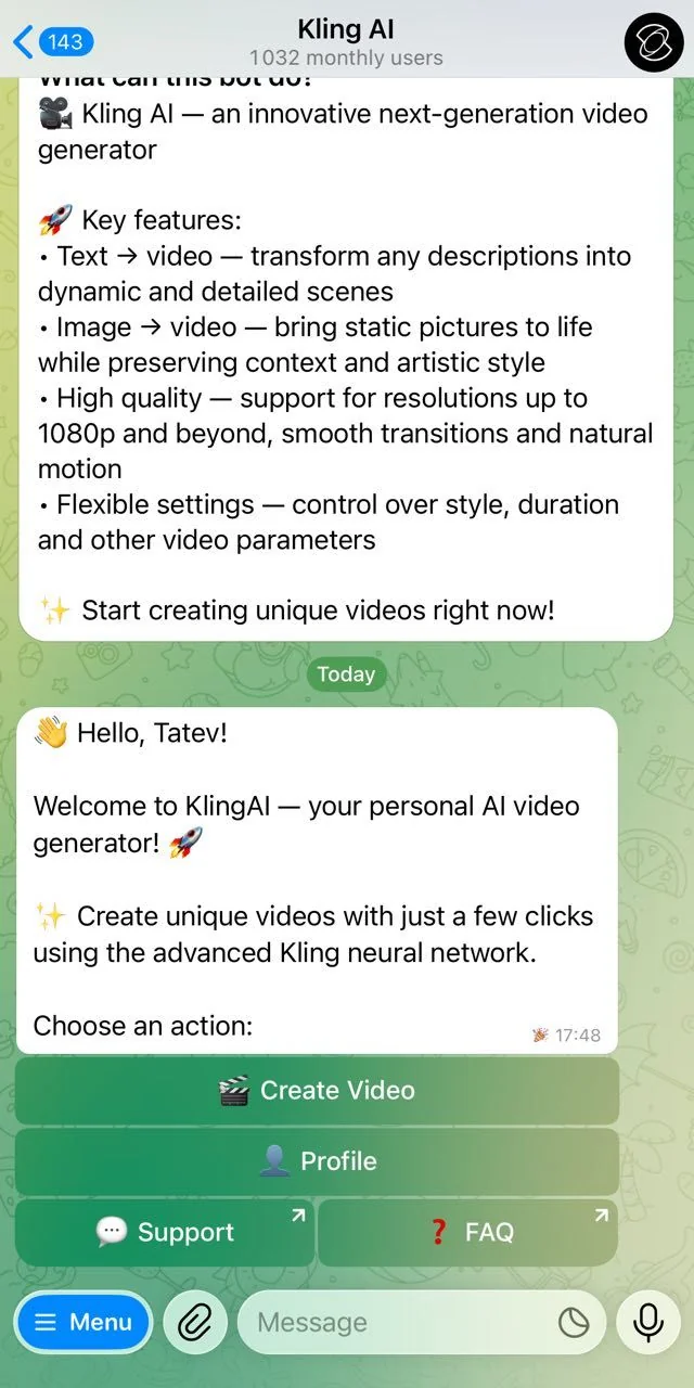 Kling AI — पूर्वावलोकन 2