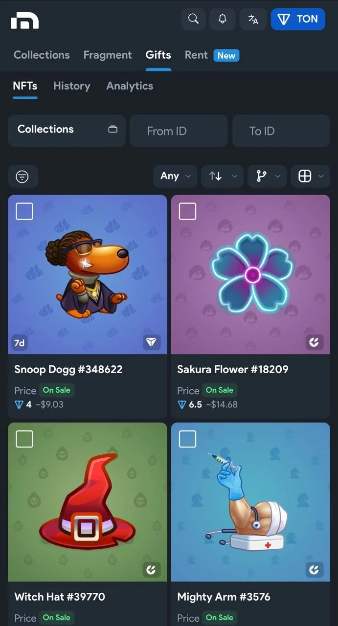 Market app | bot — Preview 3