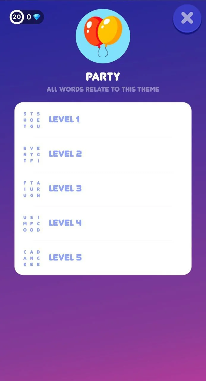 Wordsmania: Search Words 🧠 — Preview 4