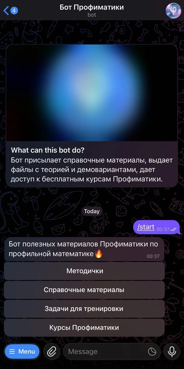 Profimatika Bot — Preview 1