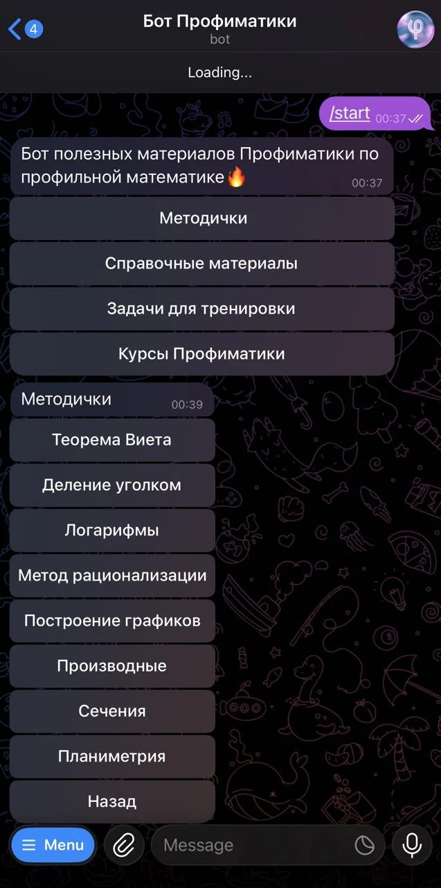 Profimatika Bot — Preview 2