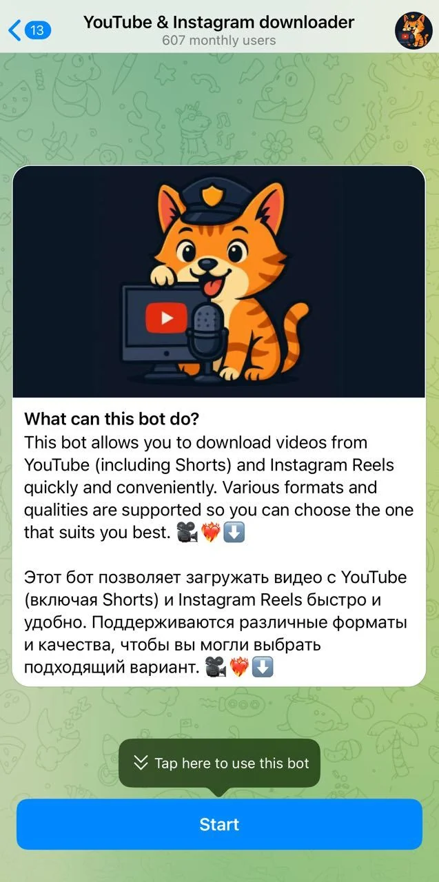 YouTube & Instagram downloader — Превью 1