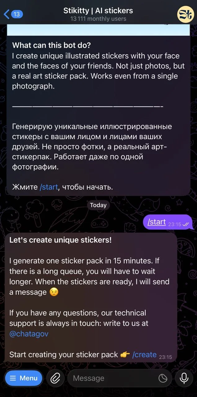 Stikitty | AI stickers — Preview 3