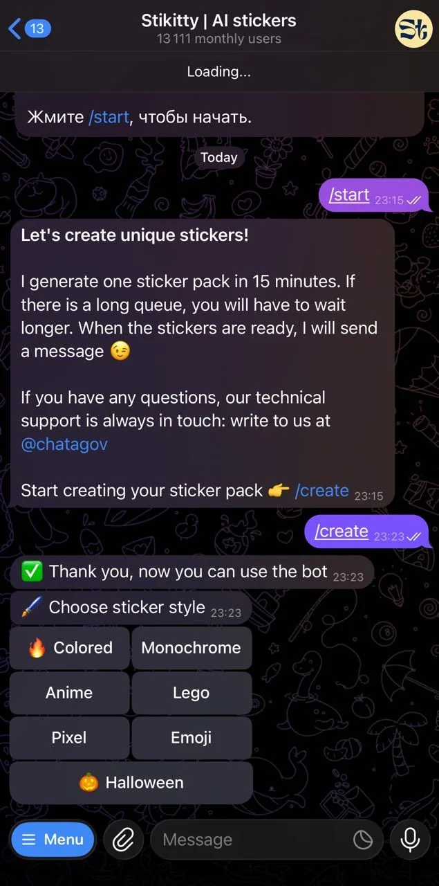 Stikitty | AI stickers — Preview 4