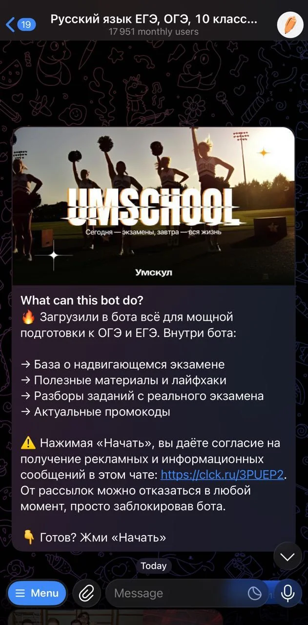 Russian language Unified State Exam, OGE, grade 10 | Umskul — पूर्वावलोकन 1