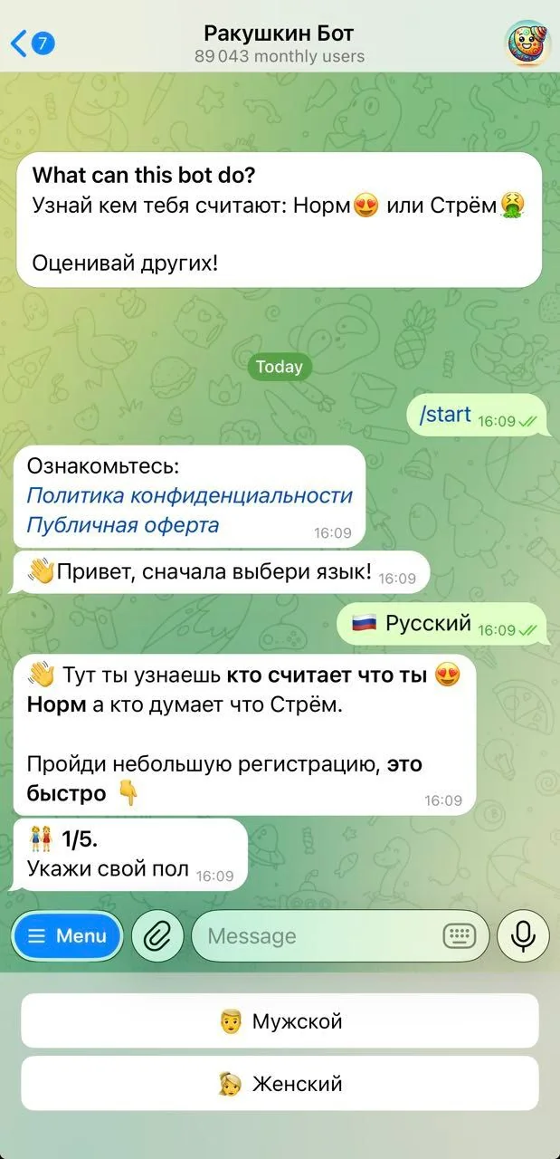 Rakushkin Bot — Превью 1