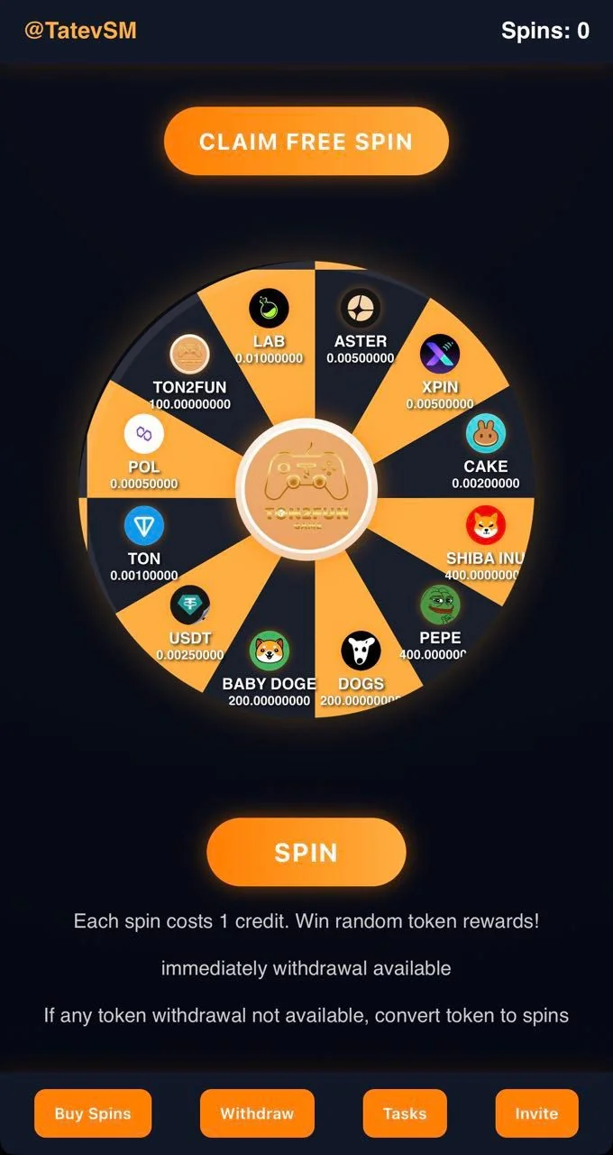TON2FUN GAME 🎡 — Aperçu 1