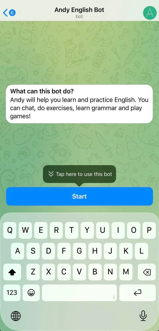Andy English Bot — Preview 1