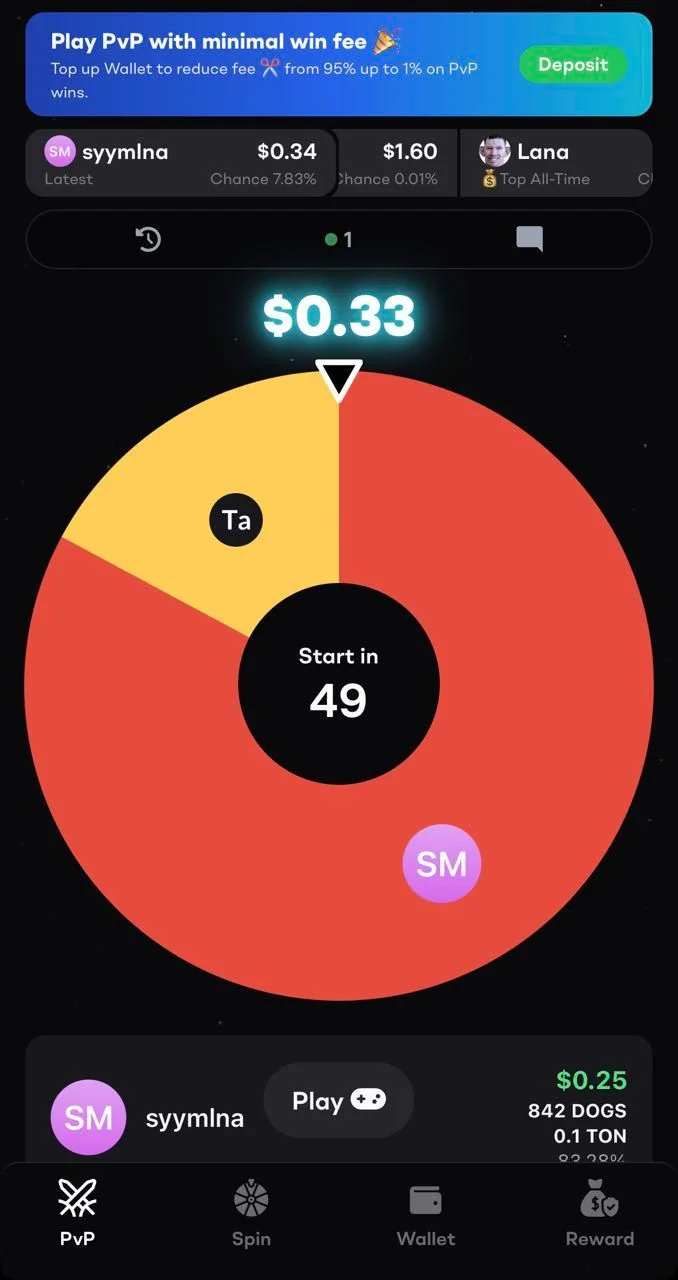 Spin PvP | App — Preview 1