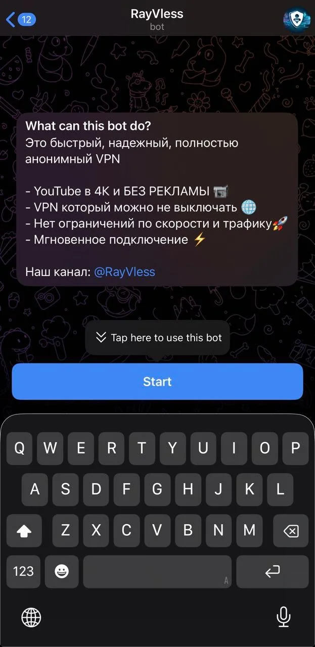 RayVless — Pratinjau 1