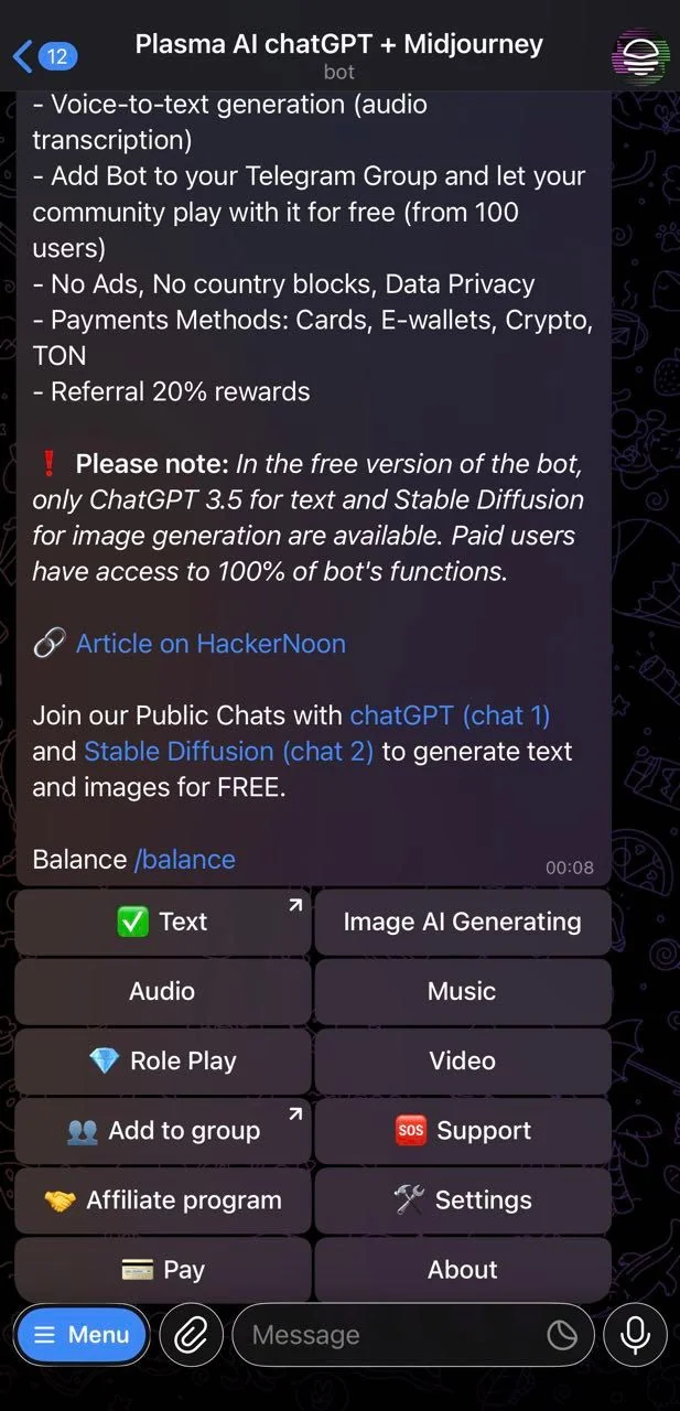 Plasma AI chatGPT + Midjourney β Pratinjau 3