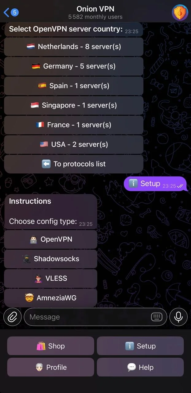 Onion VPN — Pratinjau 3