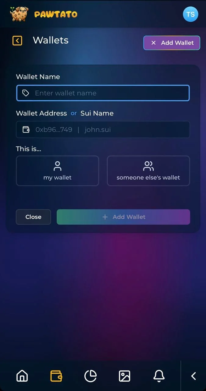 Pawtato App — Preview 4