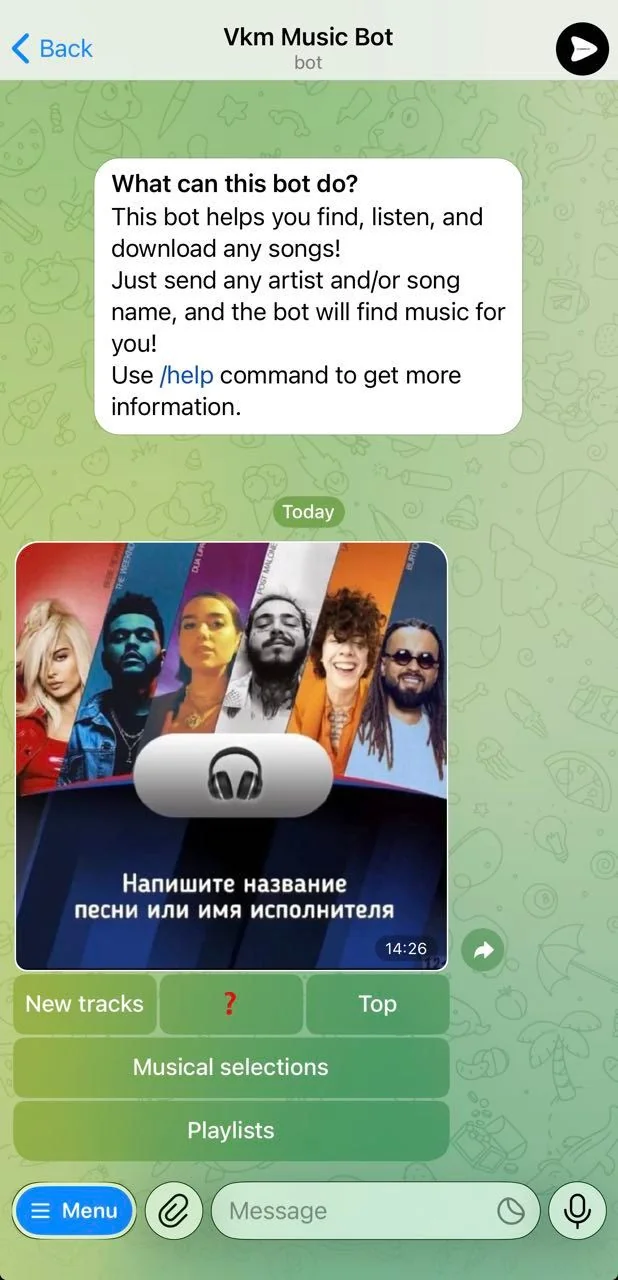 Vkm Music Bot — पूर्वावलोकन 2
