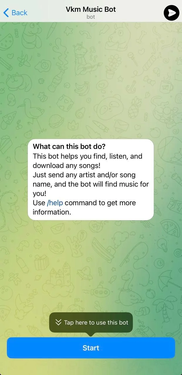 Vkm Music Bot — पूर्वावलोकन 1