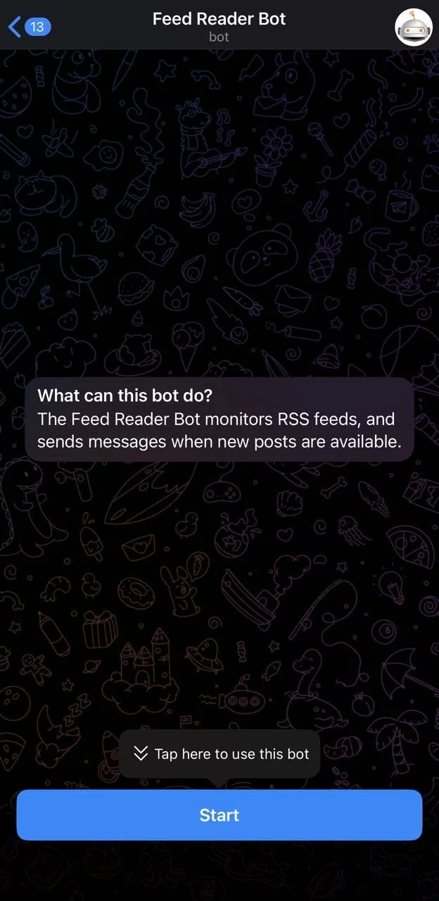 Feed Reader Bot — Preview 1