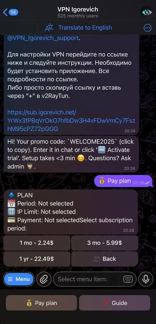 VPN Igorevich — Pratinjau 3