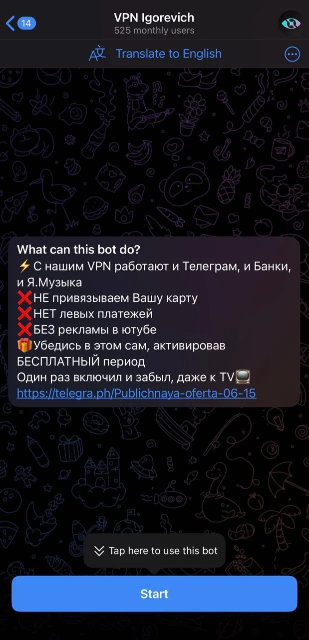 VPN Igorevich — Pratinjau 1