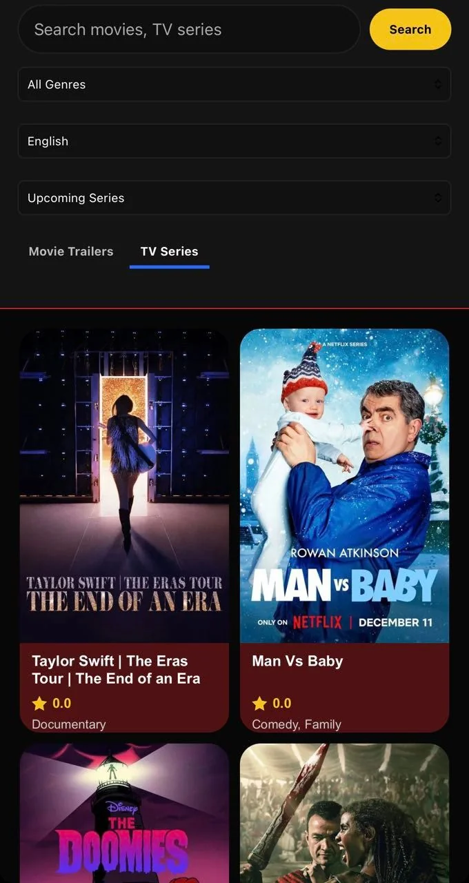 MovixDB - Movie Trailers — Preview 4