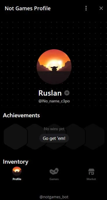 Not Games Bot — Preview 1