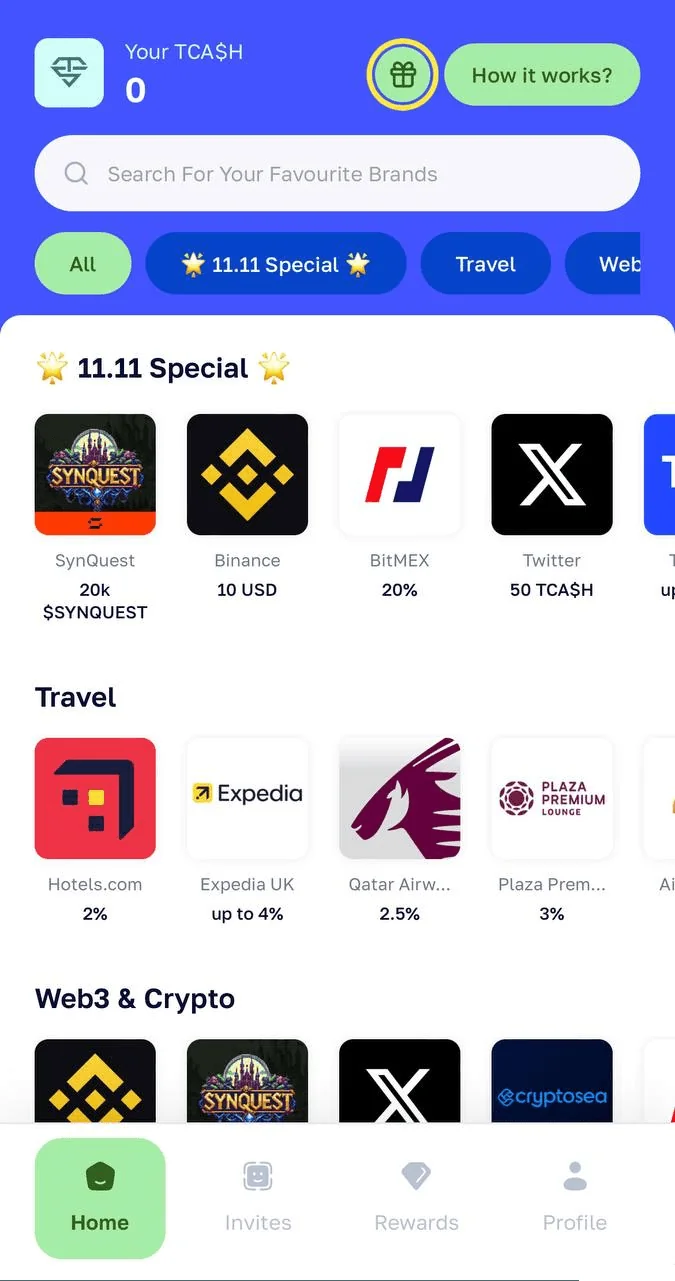 TONCA$H App — Preview 4