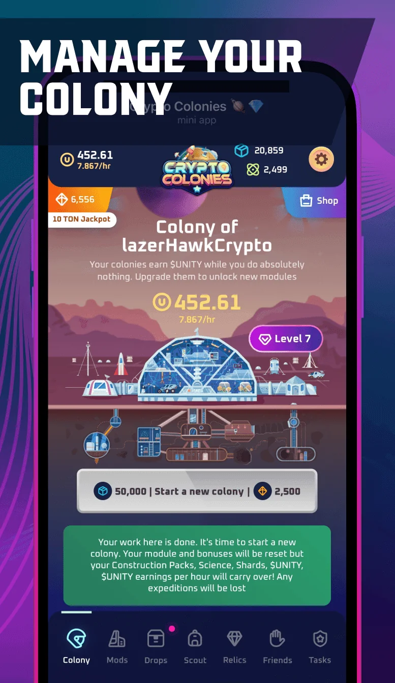 Crypto Colonies — Aperçu 3