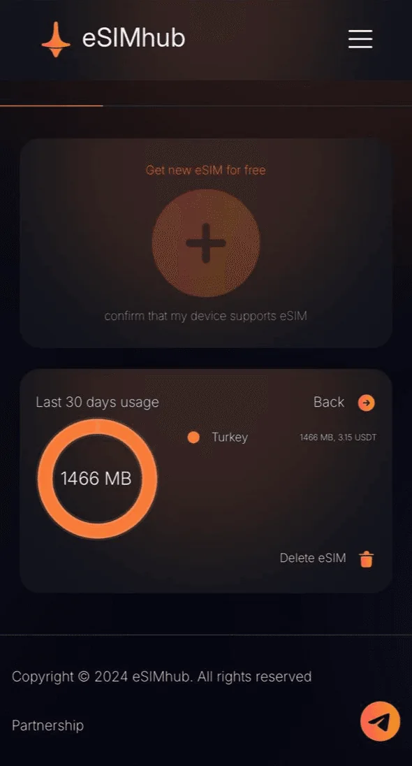eSIMhub Bot — Pratinjau 2