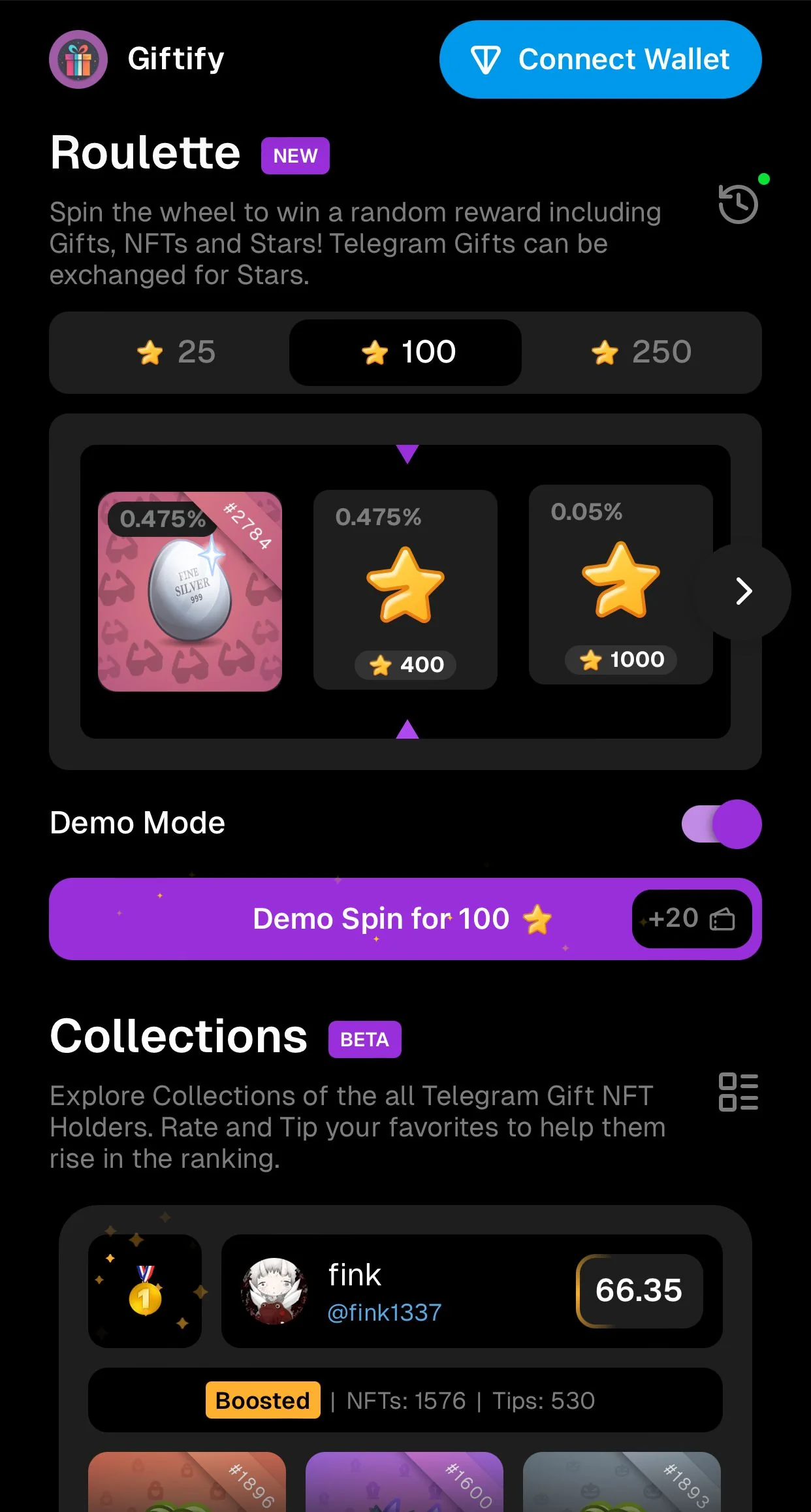 Giftify - Get NFTs — Aperçu 4
