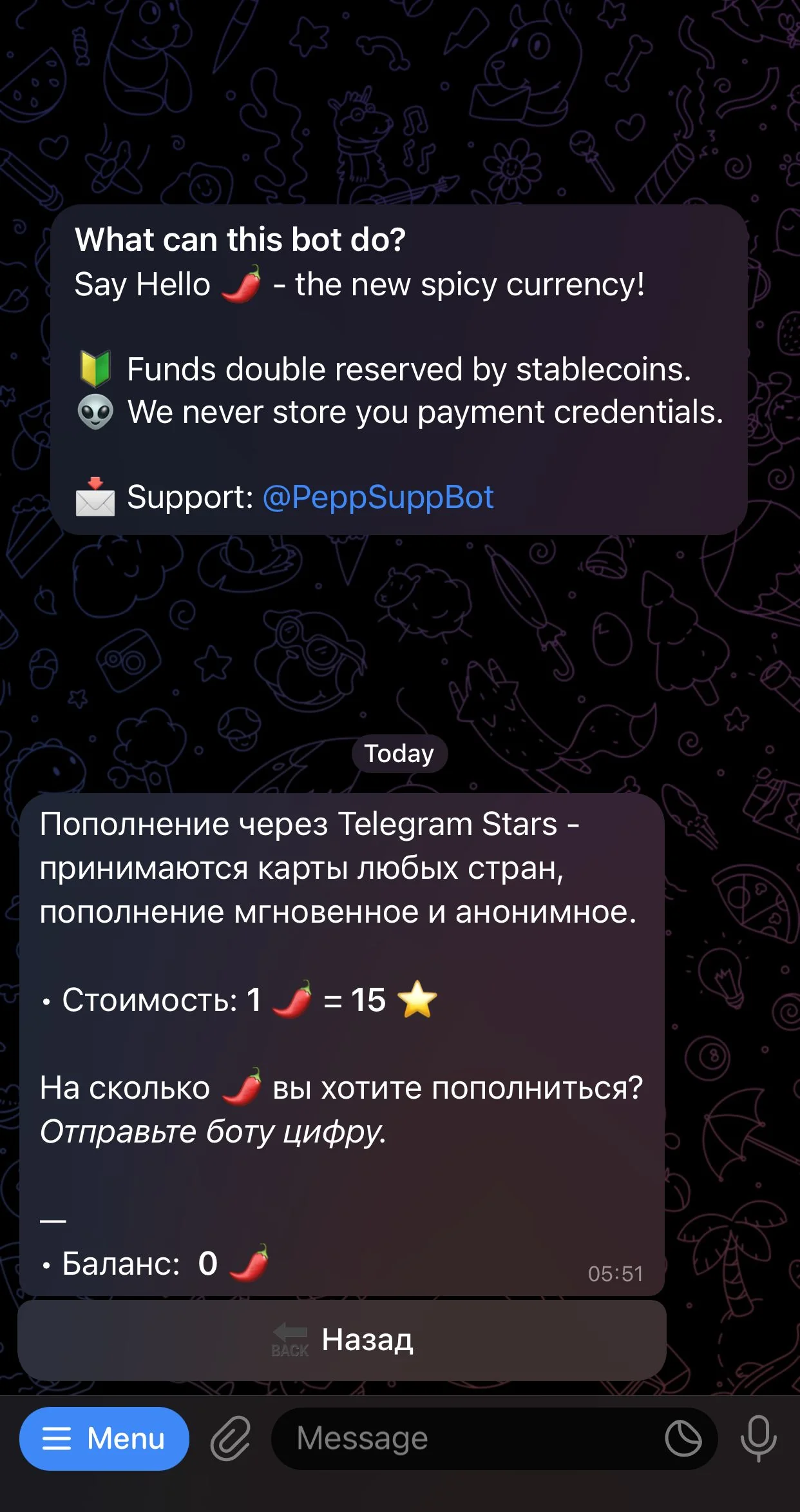 Peppers Wallet — Aperçu 2