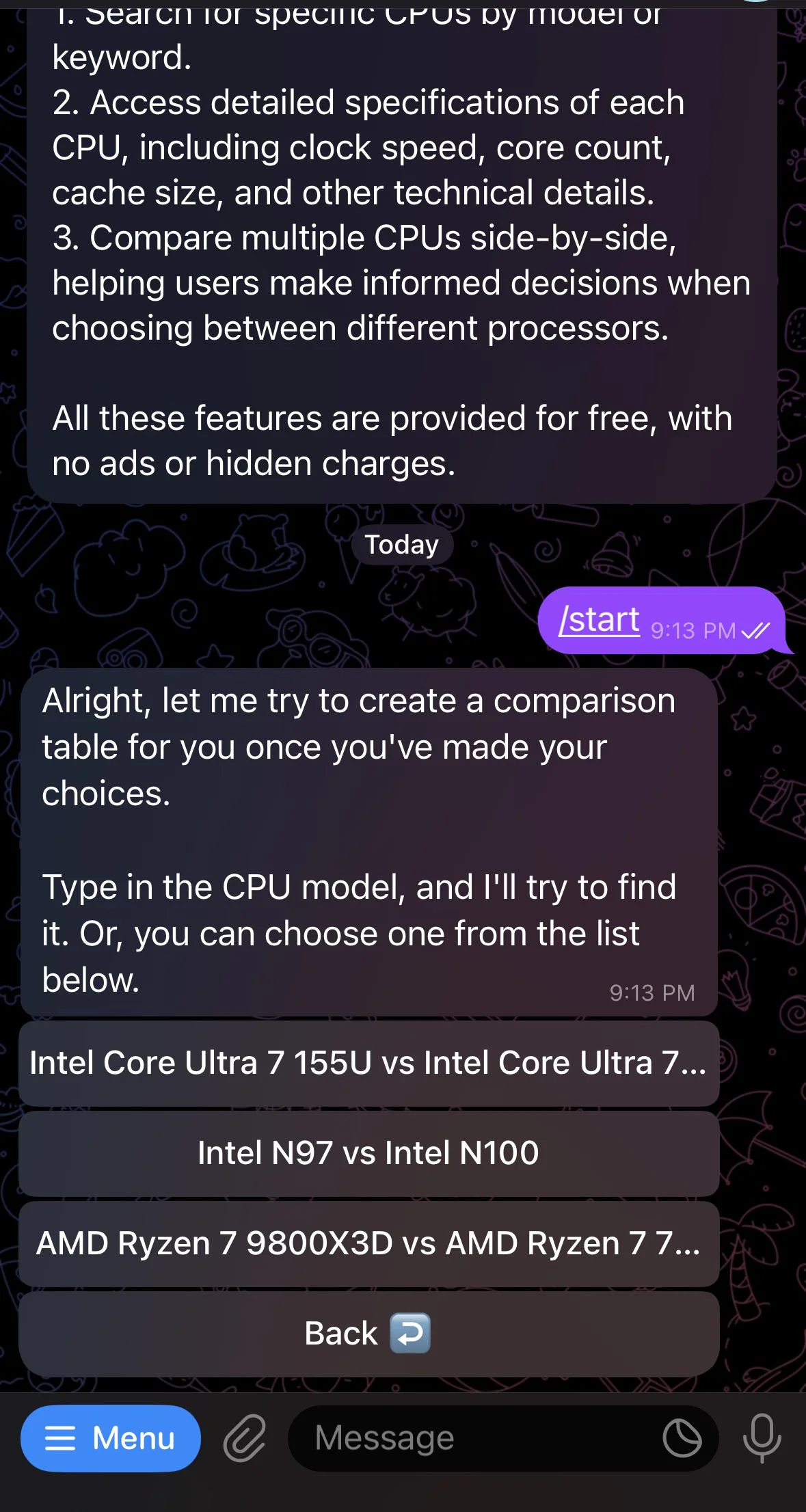 CPU Compare Bot — Превью 2