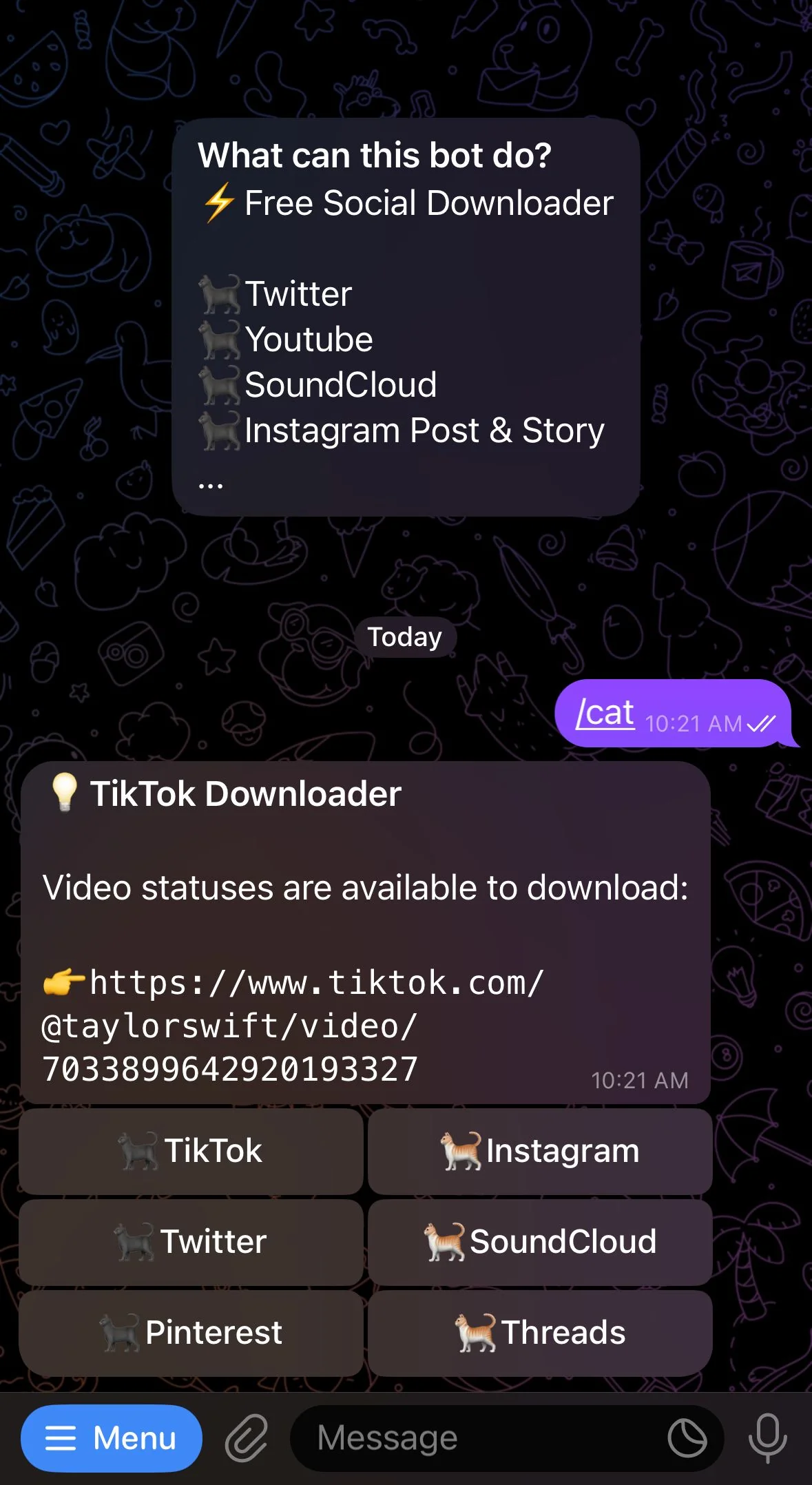 Cat Downloader | Social Medias & Websites Downloader — Preview 2