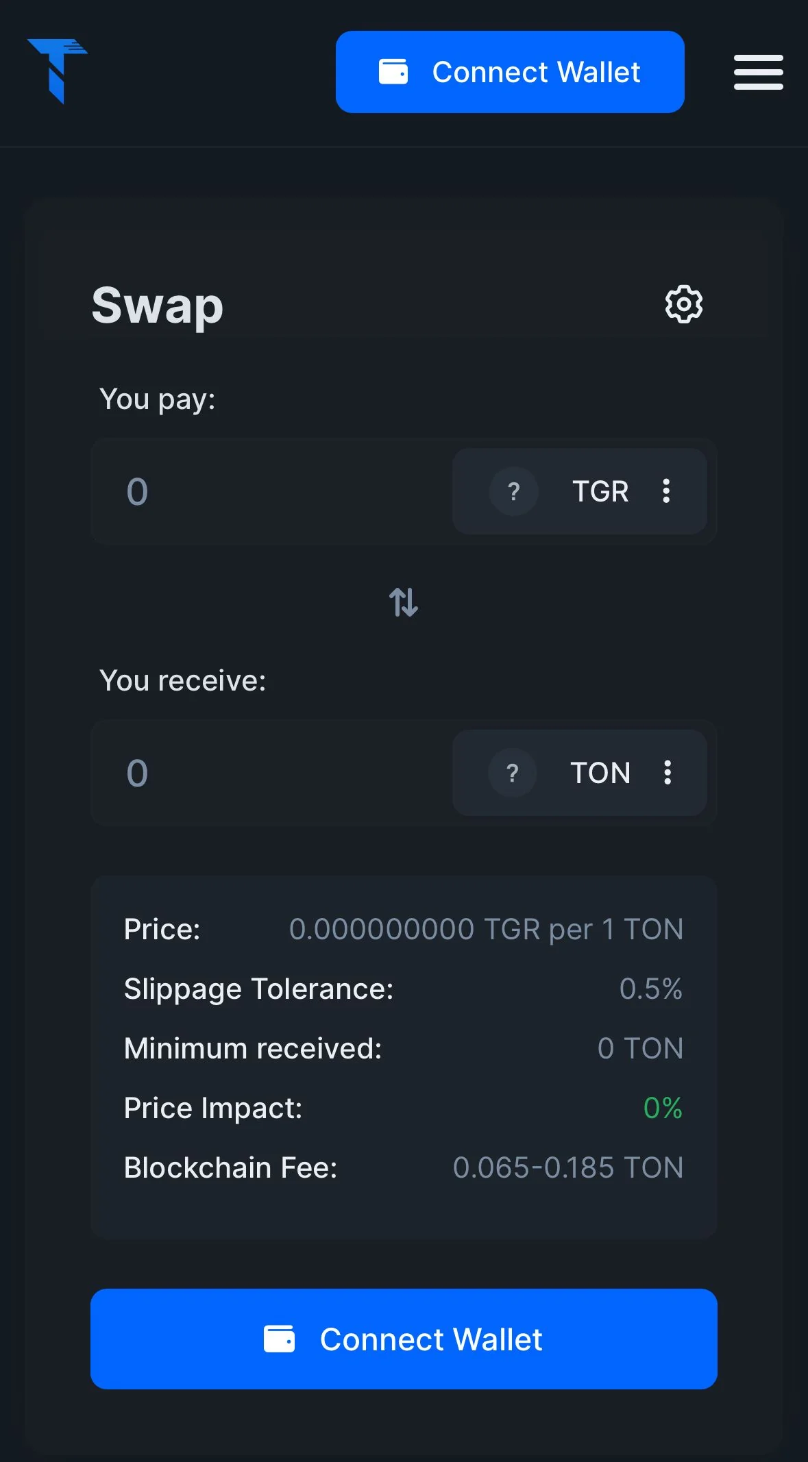 TON Web3 — DEX App bot — Pratinjau 1