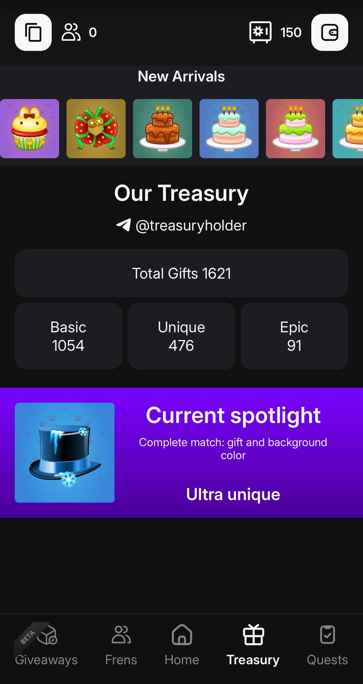 Treasury — Preview 4