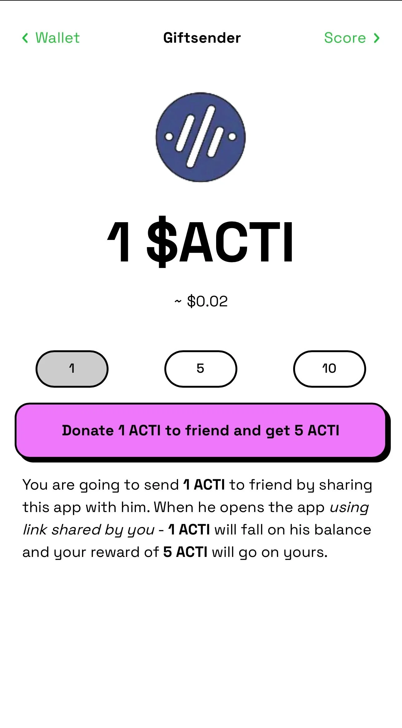 Actiq Wallet — पूर्वावलोकन 2