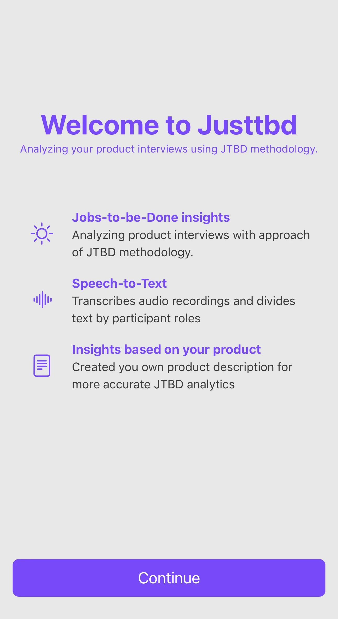 JustToBeDone — Preview 1