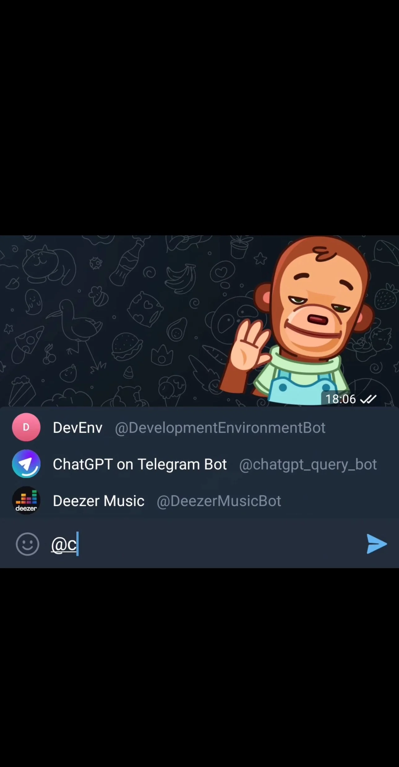 ChatGPT on Telegram Bot — Pratinjau 2