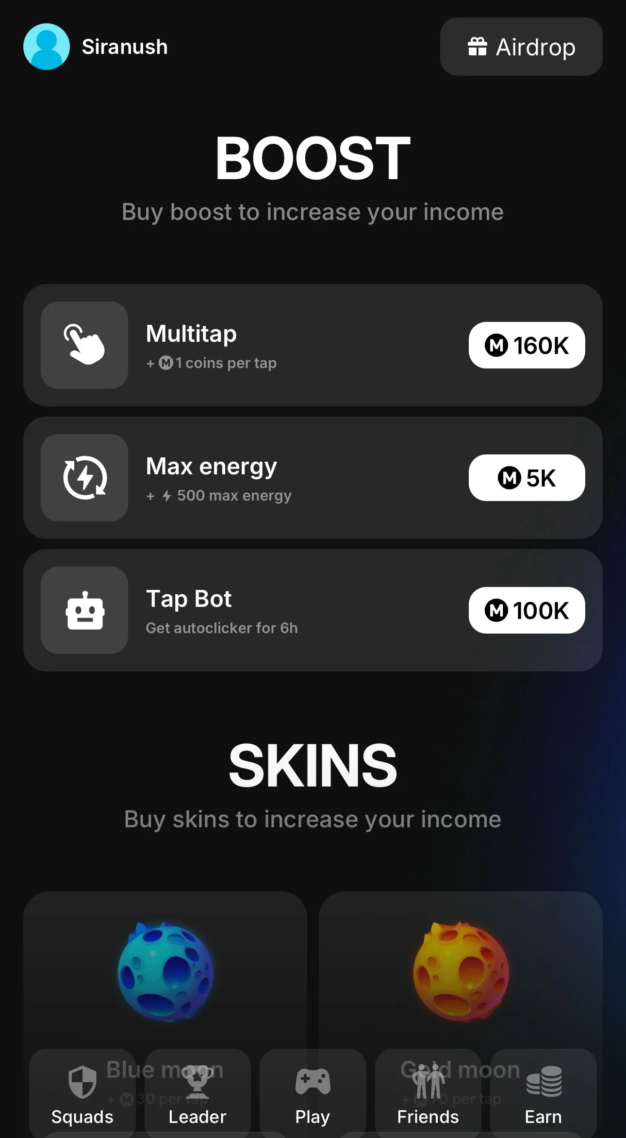 MBoys - Tap2Earn — पूर्वावलोकन 2