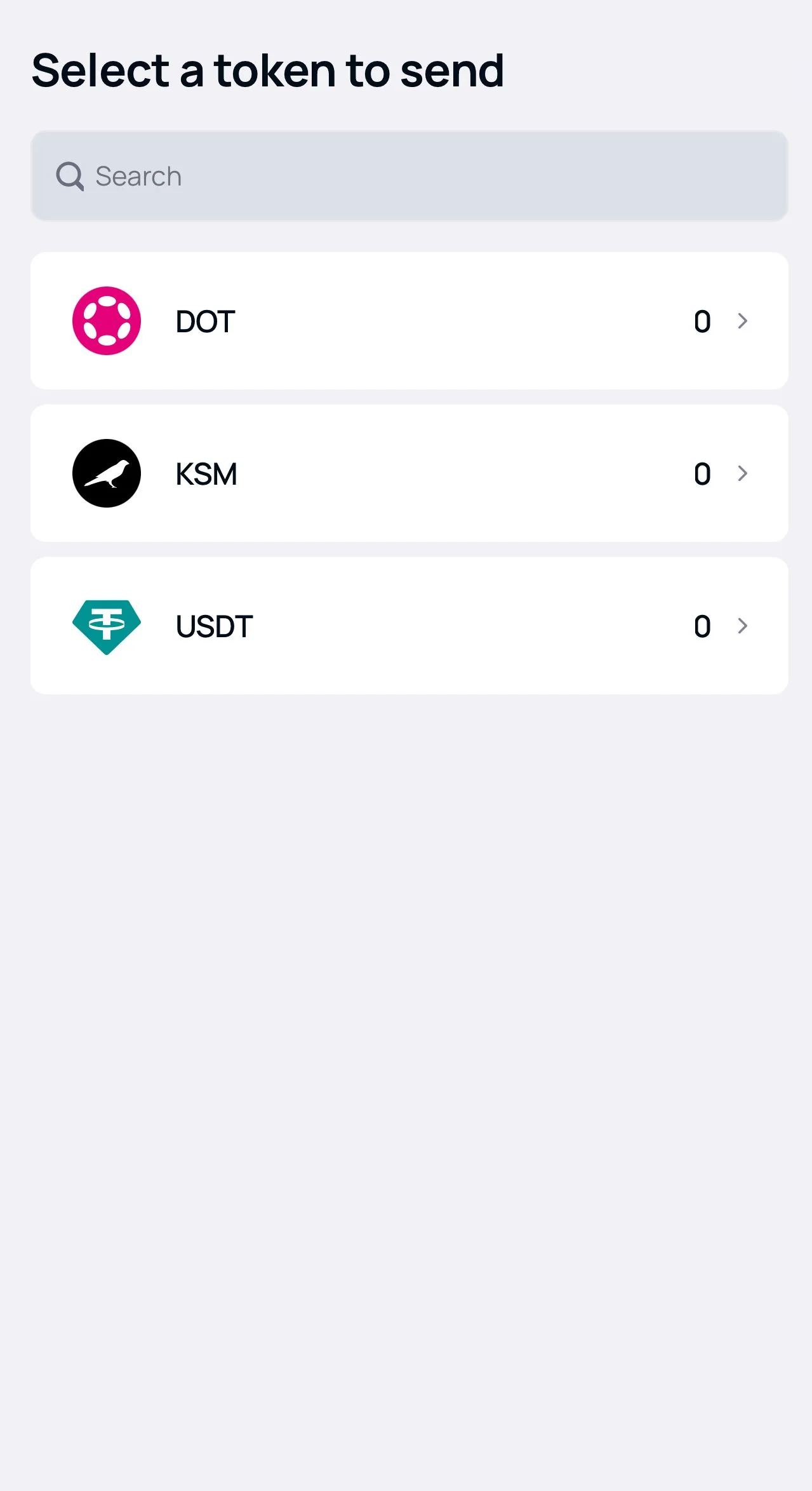 Telenova: Polkadot Wallet — Preview 2