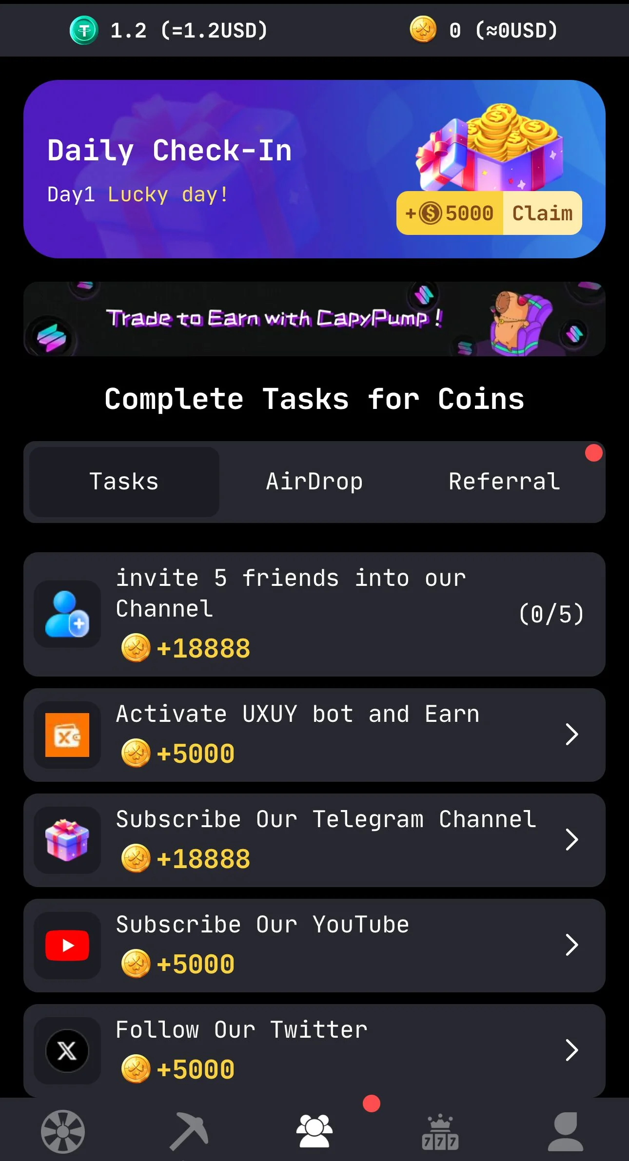 LuckyBot — Preview 2