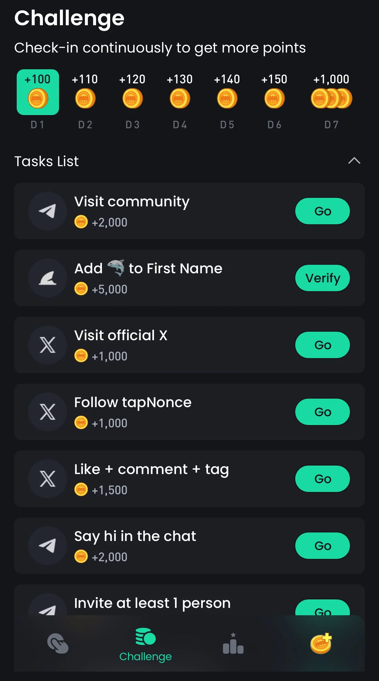 tapNonce — Preview 2