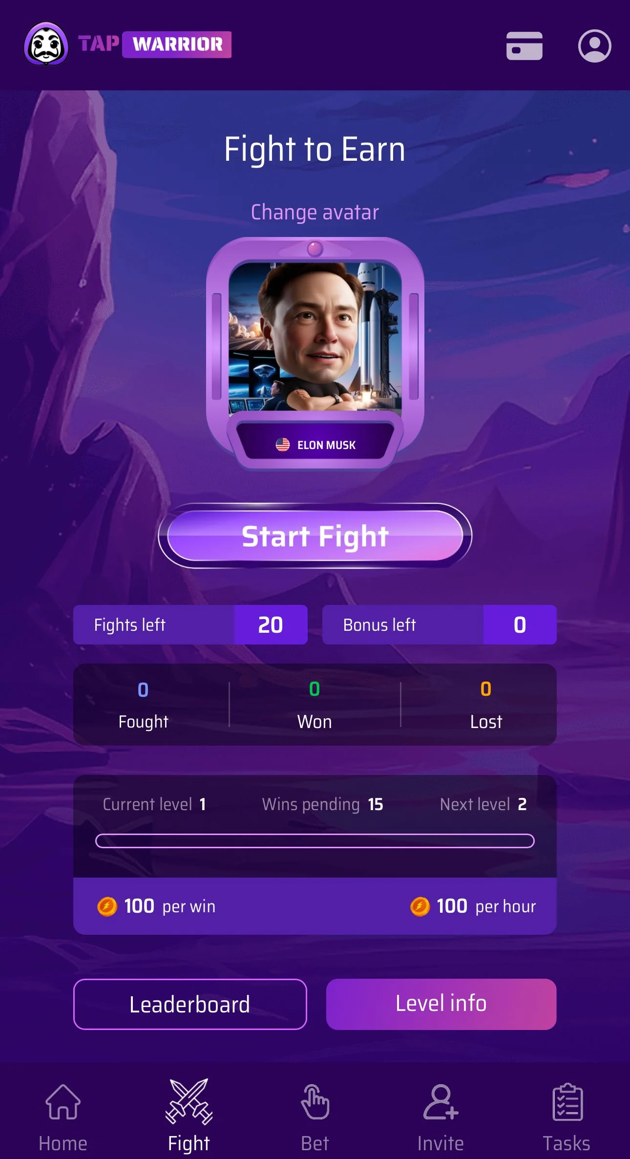 Warrior's Fight Club — Pratinjau 2