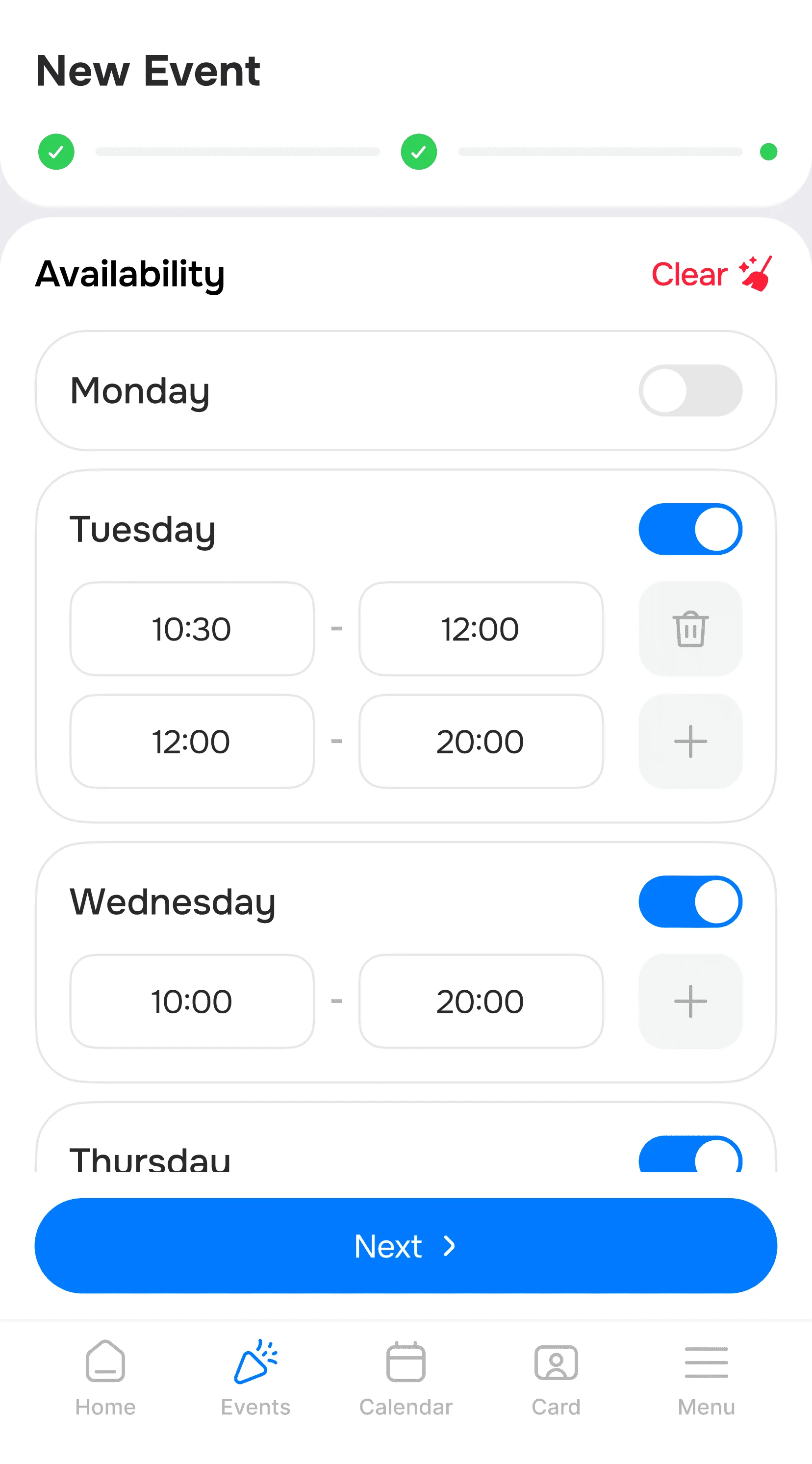 CatchUp. Smart Calendar — Preview 2
