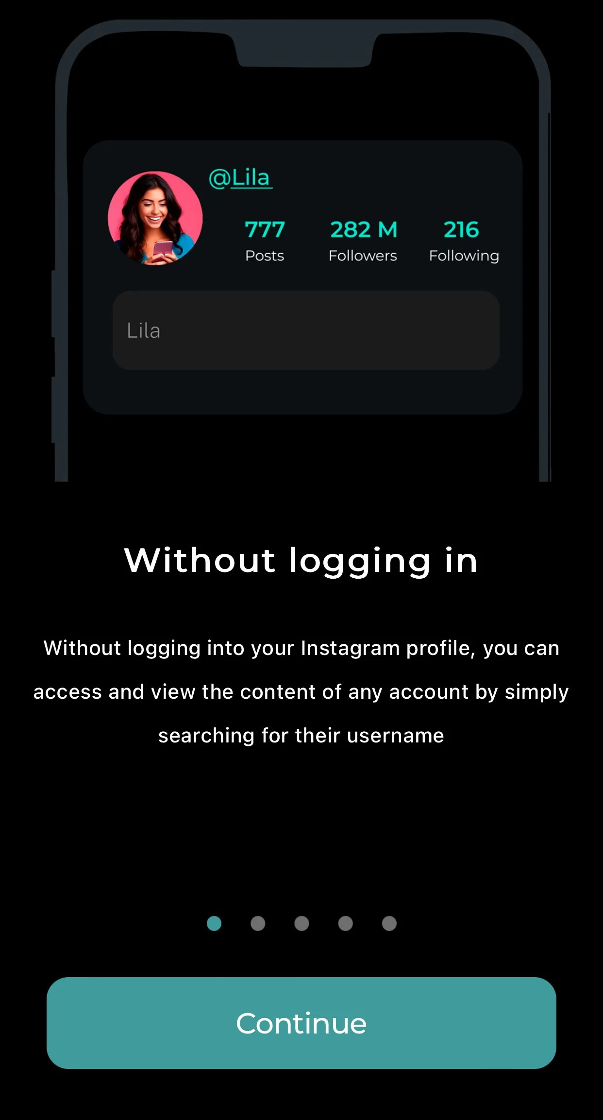 SpyBot: Save Instagram Stories — पूर्वावलोकन 1