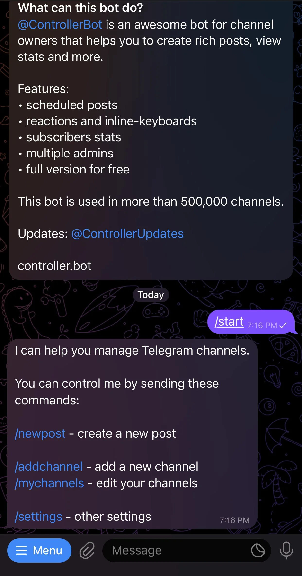 Controller Bot — Preview 1