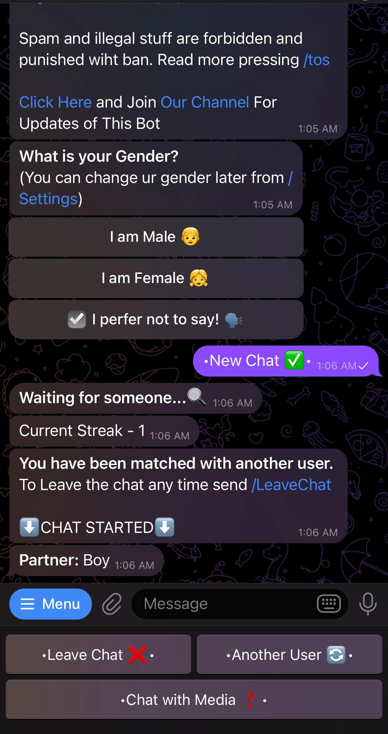 Anonymous 🔐Secret Chat — Preview 2