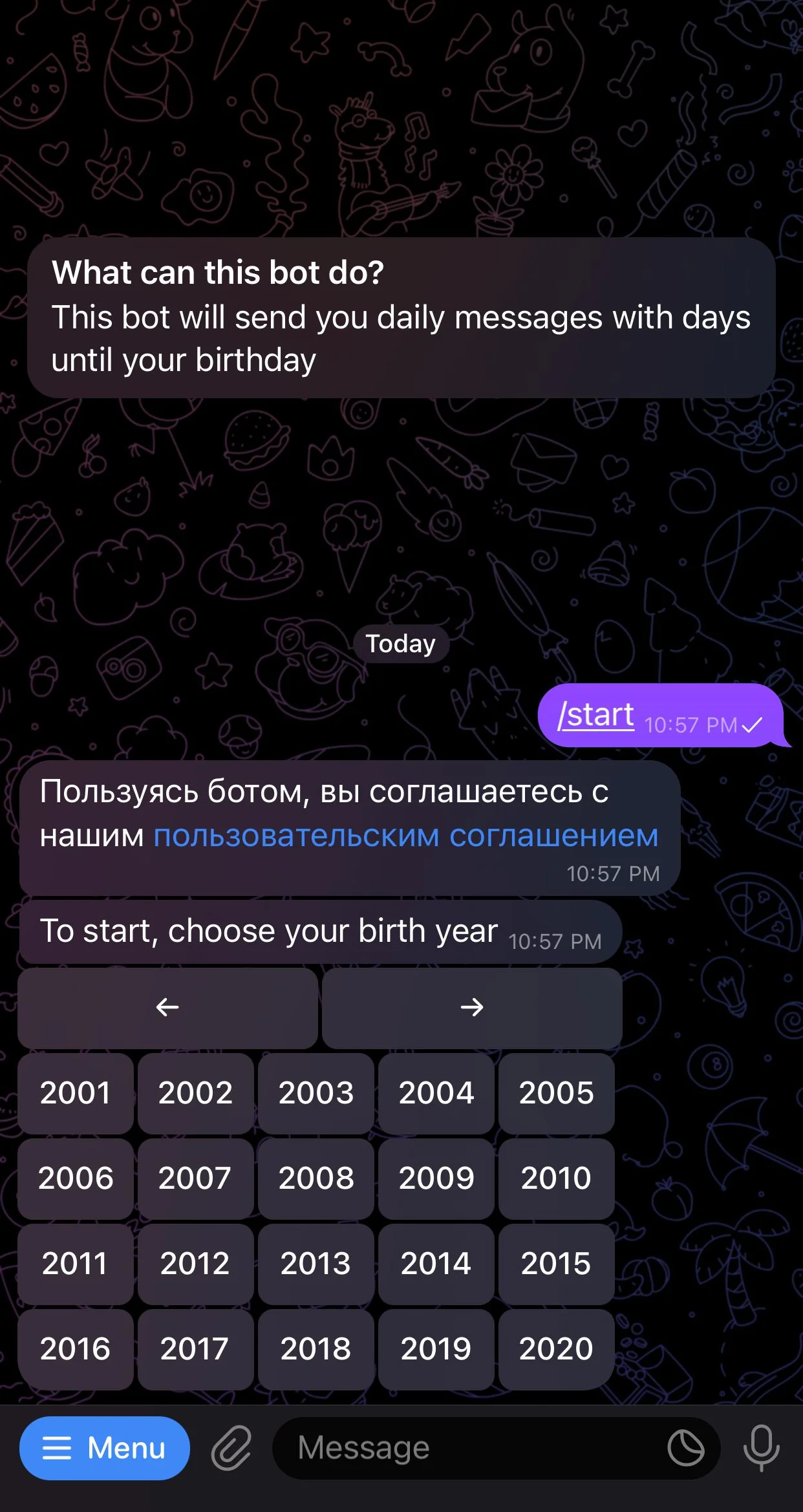 Birthday countdown — Перегляд 1