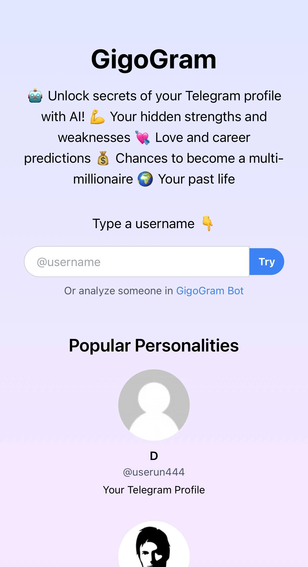 GigoGram — Your Profile Secrets — पूर्वावलोकन 2